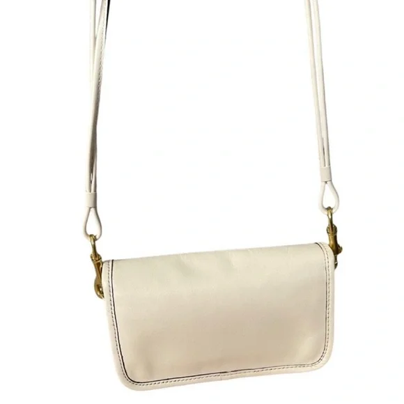 COACH Vintage Dinky Pouch Sling Back Off White/Ivory Crossbody Bag Rare - Picture 9 of 16